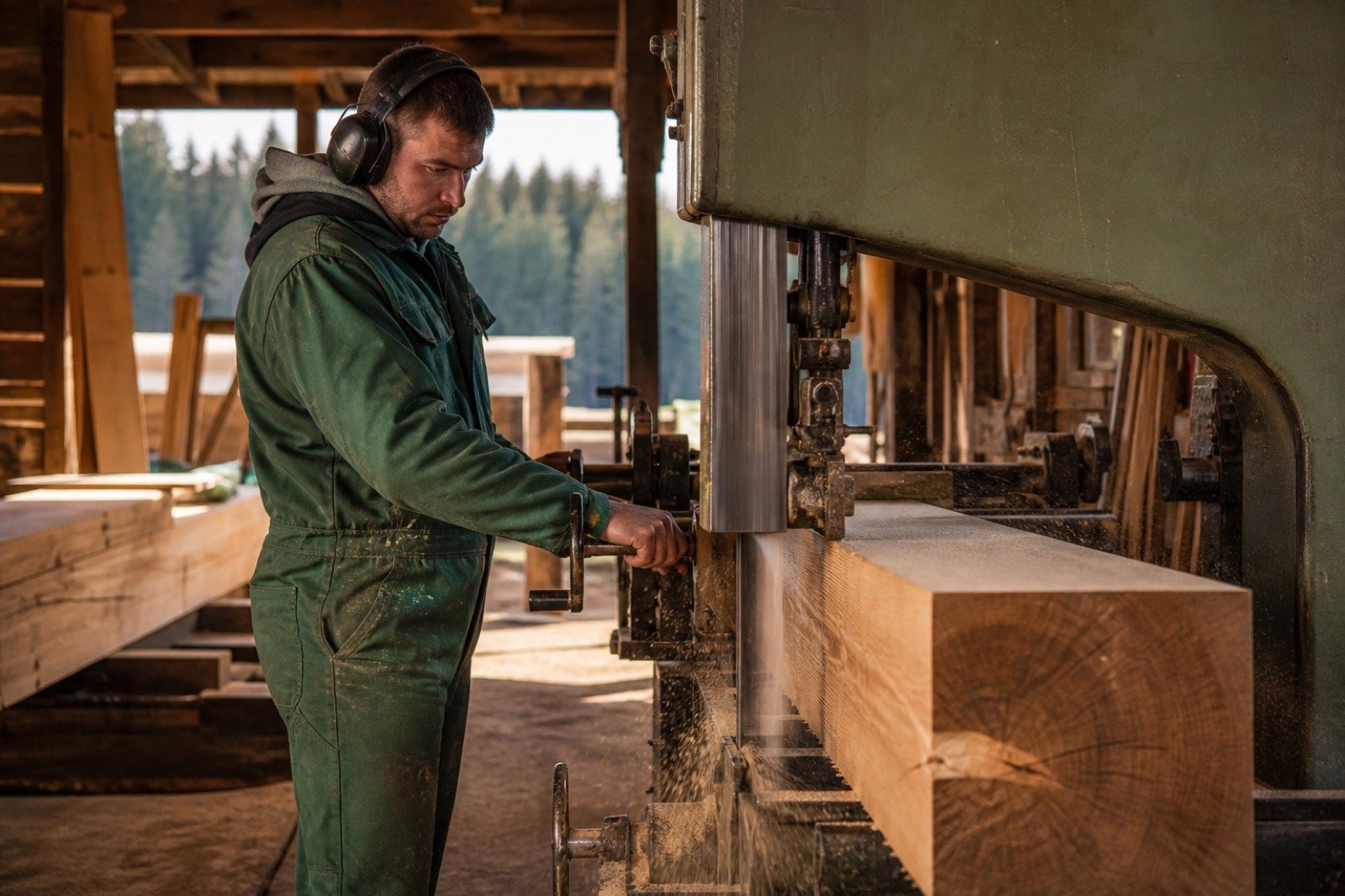 Holzbau in der Werkstatt